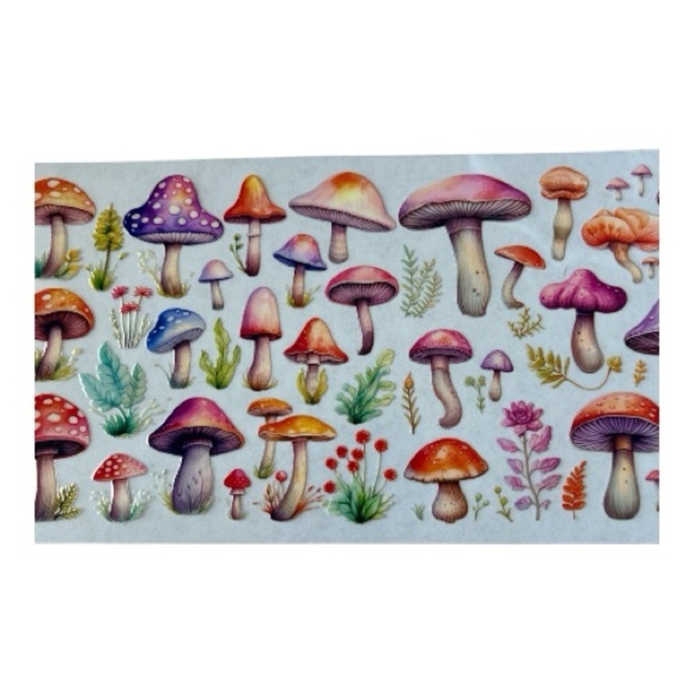 Mushrooms Cup Decal